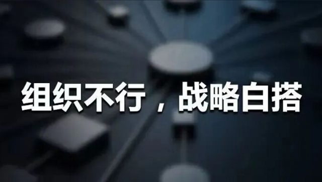 组织不行，战略白搭